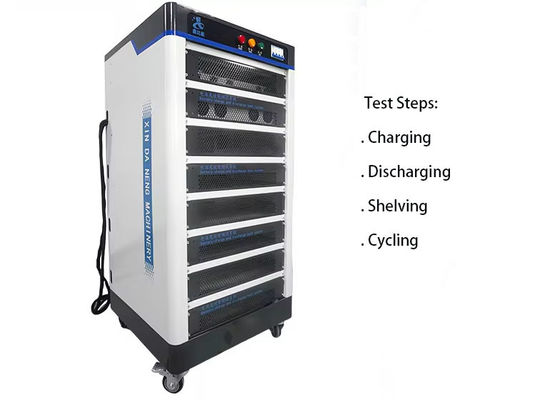 Testeur avancé du cycle de la batterie avec connexion parallèle de canal pour 18650 batteries