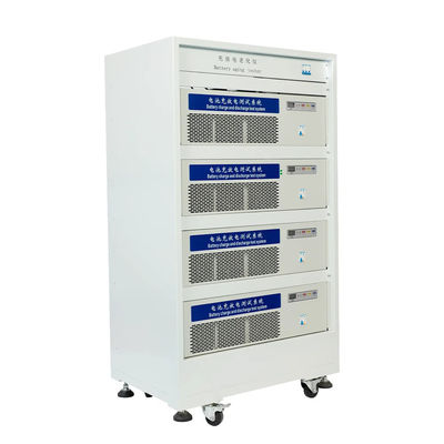 Équipement d'essai de batterie de puissance de 16 kW, instrument d'essai de charge et de décharge reliant le testeur de capacité informatique